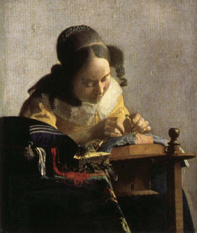 Jan Vermeer The Lacemaker China oil painting art